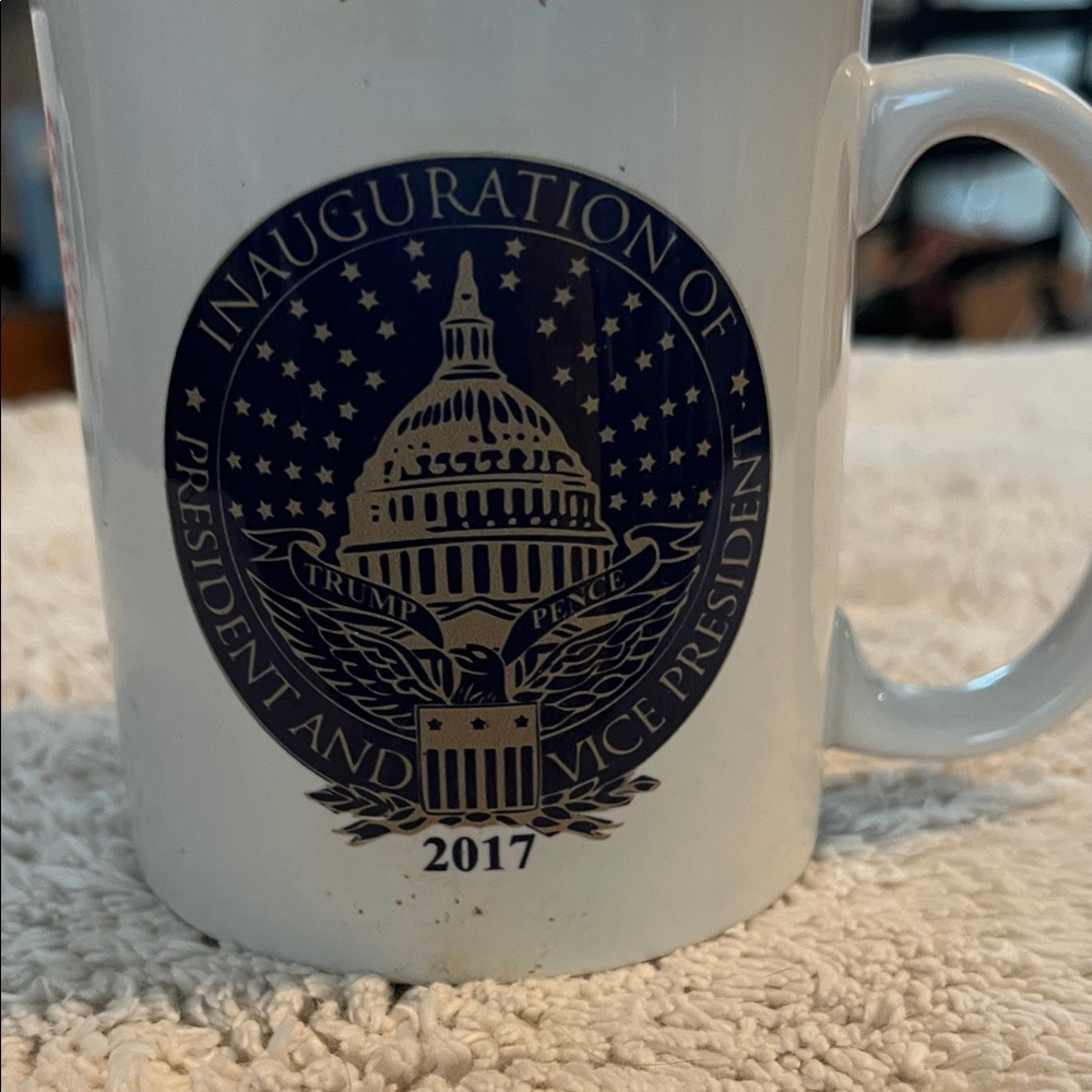 YNS Generic White and Blue Inauguration Mug